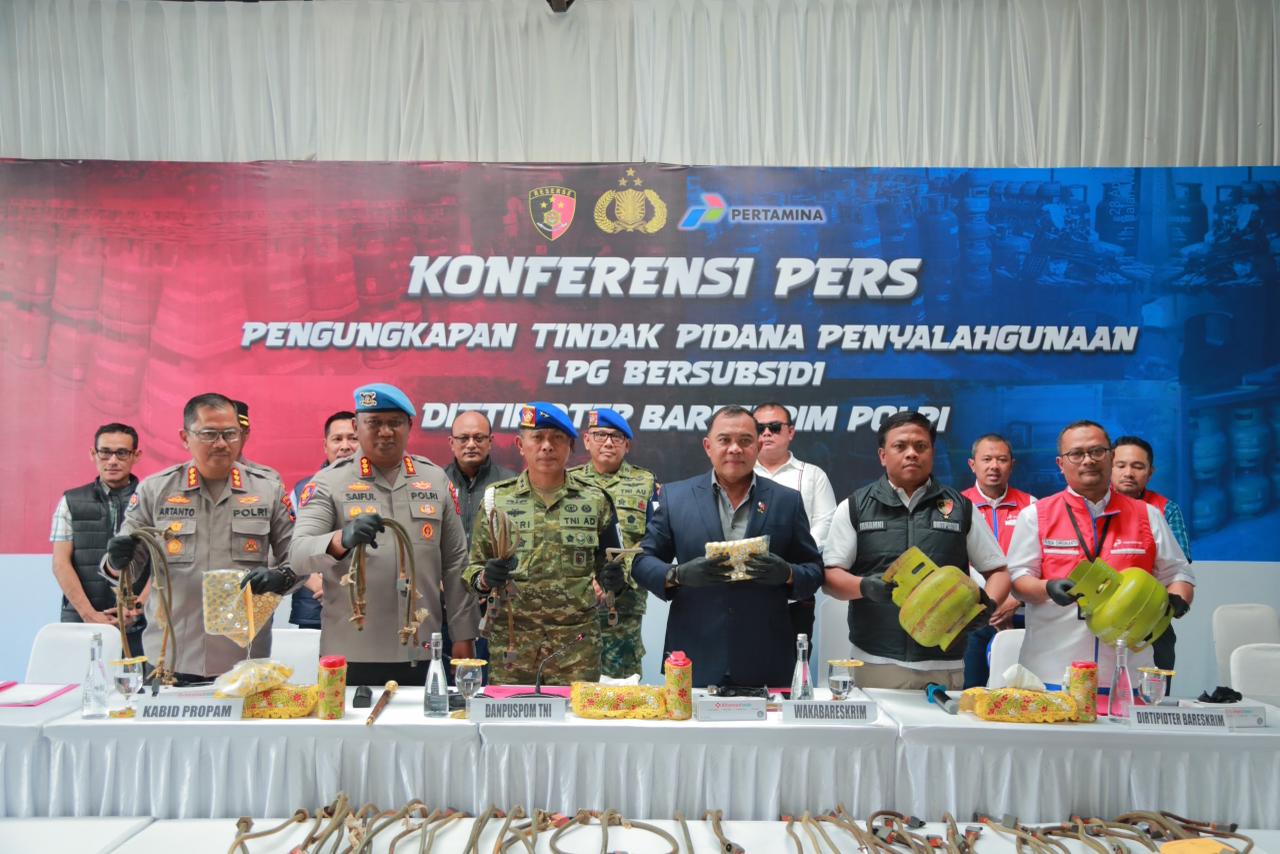 Ungkap Penyalahgunaan LPG Subsidi di Klaten, 2 Tersangka Diamankan Bareskrim Polri