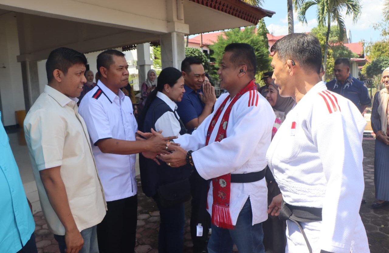 Tradisi Judo Warnai Penyambutan Wakapolda Bengkulu, Simbol Persaudaraan yang Terjalin Sejak Sebelum Berdinas di Polri