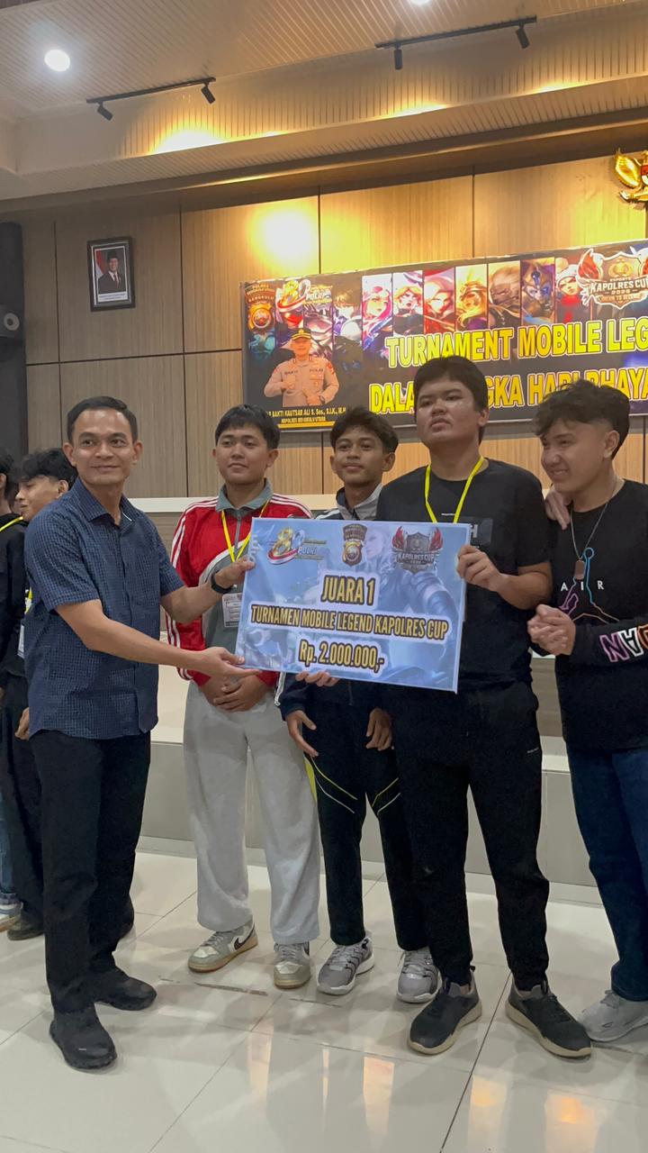 Wadah Prestasi Nasional, Polres Bengkulu Utara Gelar Turnamen E-Sport Kapolres Cup