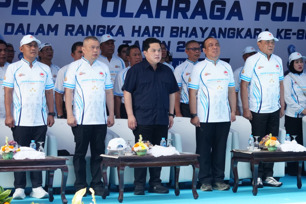 Menpora Erick Thohir Apresiasi Pekan Olahraga Polri 2026: Makin Banyak Event Olahraga, Makin Baik untuk Bangsa