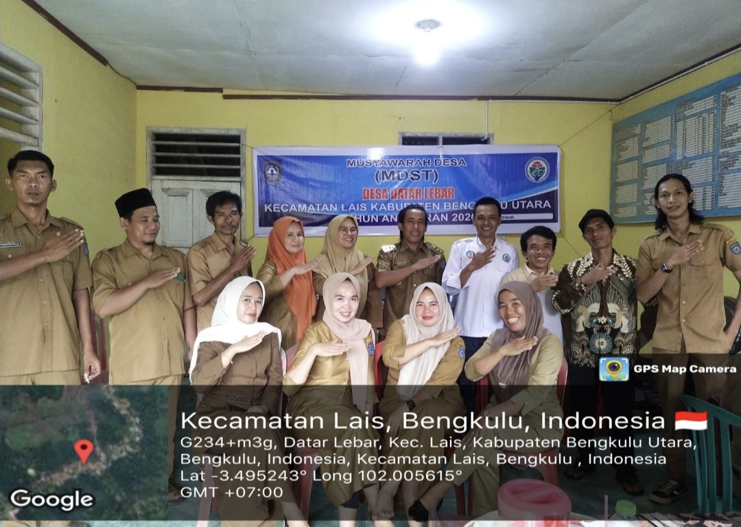MDST Hasil Pembangunan Desa Datar Lebar Baru Berjalan Sukses