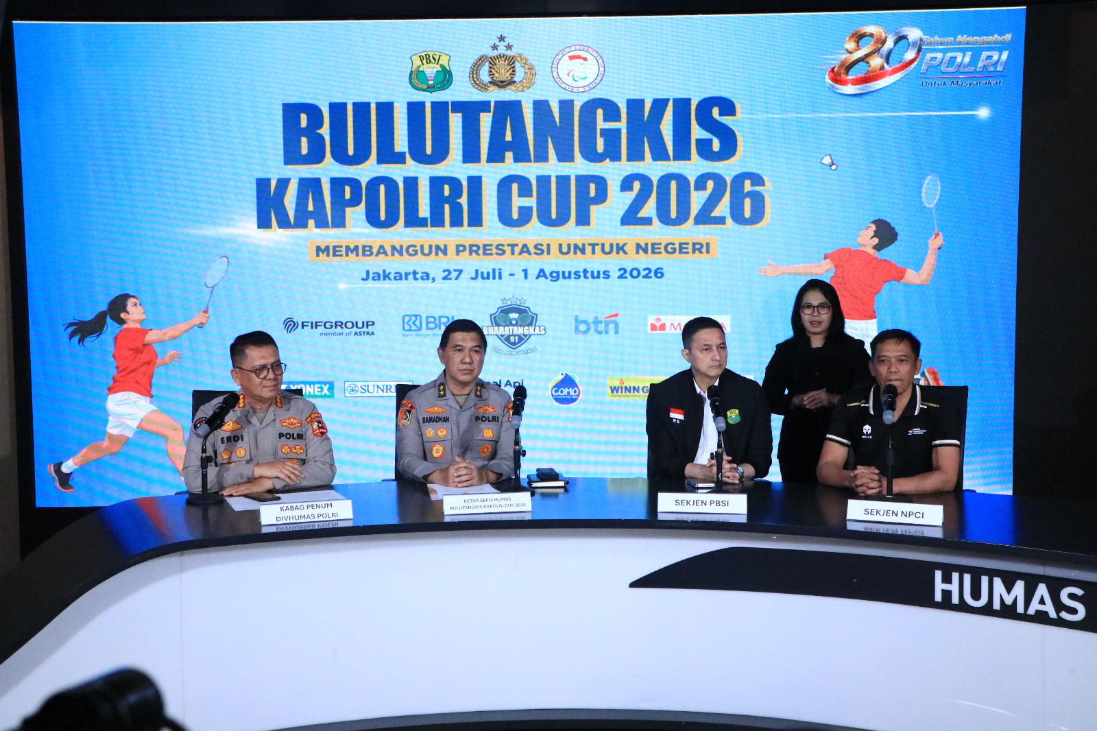 Bulutangkis Kapolri Cup 2026 Siap Digelar, Libatkan Atlet Muda hingga Penyandang Disabilitas