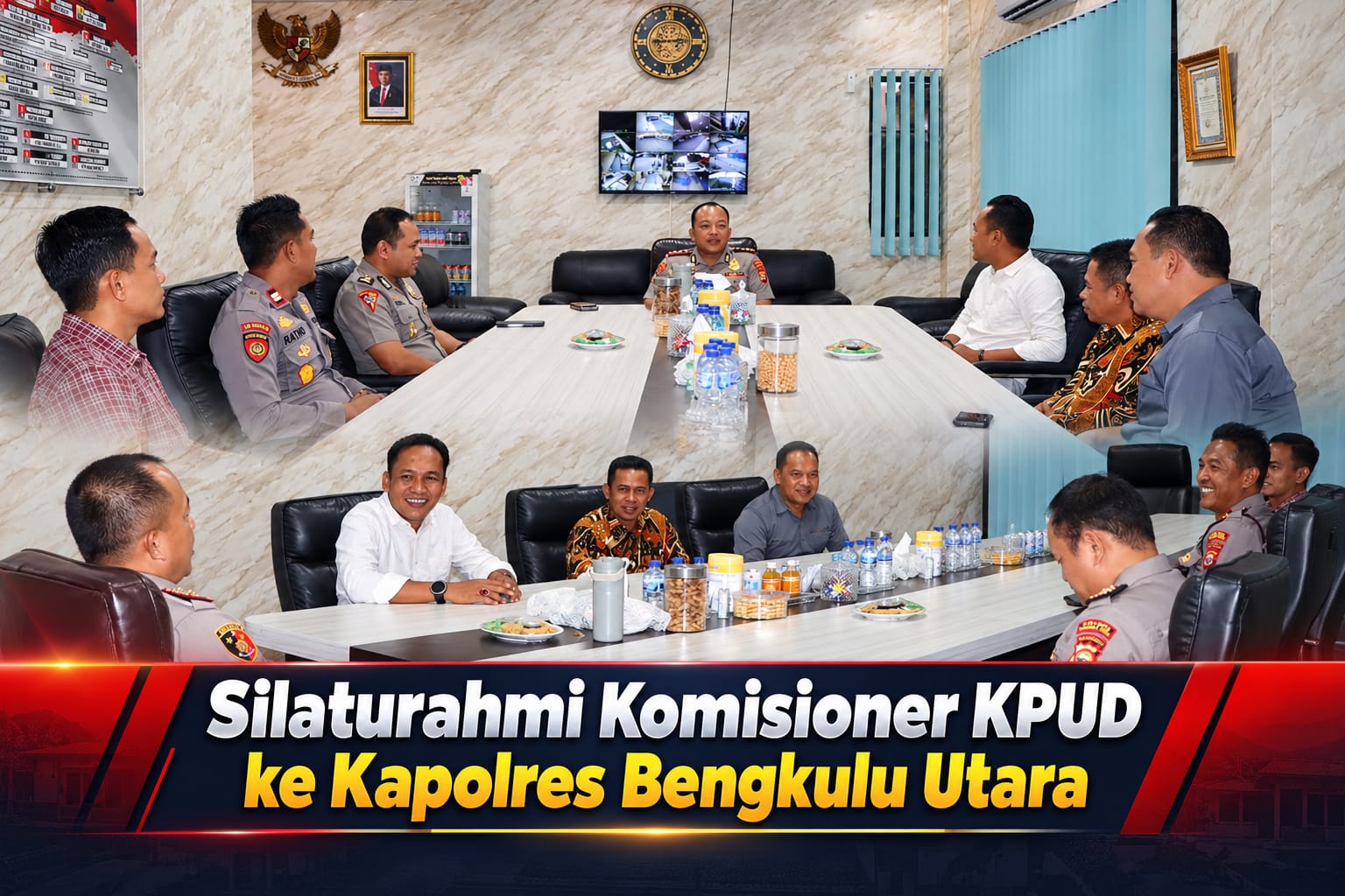 ​Kapolres Bengkulu Utara Terima Kunjungan Ketua KPU: Perkuat Sinergitas dan Siap Bersatu Jaga Kondusivitas Daerah