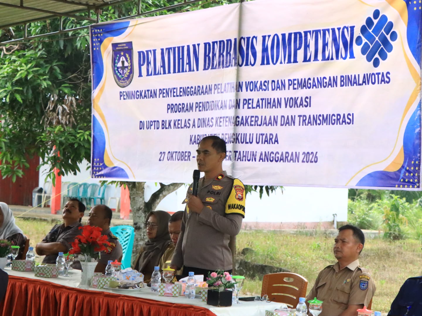 Lewat Program POLIRAN, Polres Bengkulu Utara Dukung Pelatihan Kompetensi 96 Pencari Kerja di UPTD BLK