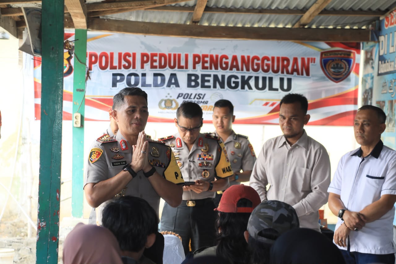 Kapolda Bengkulu Gelar Program Quick Wins POLIRAN, Serap Aspirasi Pengangguran di Bengkulu Tengah
